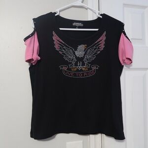 graphic biker babytee